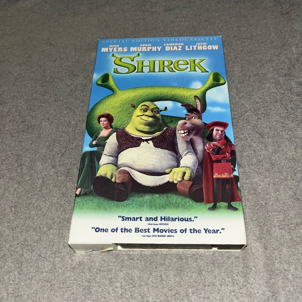 Shrek VHS Movie